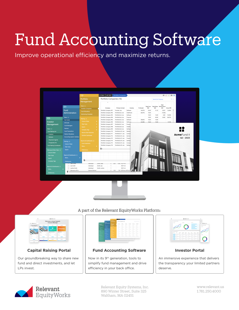 Relevant EquityWorks - Fund Accounting Software fact sheet